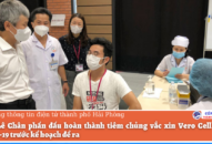 Quận Lê Chân phấn đấu hoàn thành tiêm chủng vắc xin Vero Cell phòng COVID-19 trước kế hoạch đề ra