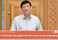 Bộ Y tế trả lời việc cho người tiêm đủ 2 mũi vaccine được phép đi lại