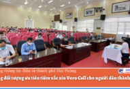 Mở rộng đối tượng ưu tiên tiêm vắc xin Vero Cell cho người dân thành phố