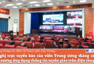 Hội nghị trực tuyến báo cáo viên Trung ương tháng 10/2021