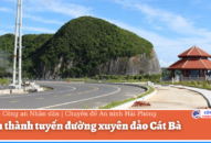 Hoàn thành tuyến đường xuyên đảo Cát Bà