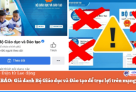 Hàng loạt fanpage giả danh Bộ GDĐT rao bán bằng giả