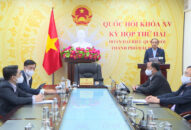 Đoàn ĐBQH Hải Phòng thảo luận trực tuyến về dự án Luật Kinh doanh bảo hiểm (sửa đổi)