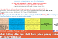 Cập nhật hướng dẫn tạm thời biện pháp phòng chống dịch COVID-19 ngày 7/10/2021