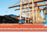 Cảng biển Hải Phòng hướng tới thành cảng trung chuyển quốc tế