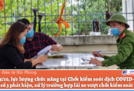 Phát hiện trường hợp vượt chốt kiểm soát dịch bệnh liên ngành số 3 của thành phố