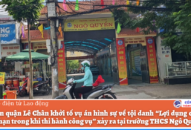 Khởi tố vụ án tại trường THCS Ngô Quyền, Hải Phòng