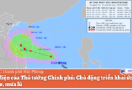Công điện: Chủ động triển khai ứng phó với bão, mưa lũ