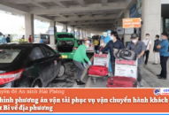 Điều chỉnh phương án vận tải phục vụ vận chuyển hành khách từ sân bay Cát Bi về địa phương
