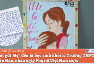 Xúc động “lời chưa nói” của học sinh Hải Phòng gửi mẹ nhân ngày 20.10