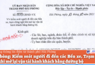 Kiểm soát người đi đến các bến xe, trạm dừng nghỉ khi mở lại vận tải hành khách bằng đường bộ