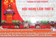 Hội nghị Thành ủy lần thứ 5: Cho ý kiến về kết quả thực hiện nhiệm vụ 9 tháng, nhiệm vụ trọng tâm 3 tháng cuối năm 2021