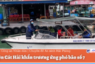 Huyện Cát Hải khẩn trương ứng phó bão số 7