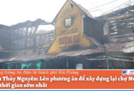 Hải Phòng lên phương án xây dựng lại chợ Núi Đèo bị cháy