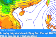 Khu vực Hải Phòng: Từ ngày 9/10, có mưa lớn và trời chuyển lạnh