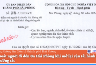 Kiểm soát người đi đến Ga Hải Phòng khi mở lại vận tải hành khách bằng đường sắt