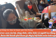 1.210 cán bộ, công chức, viên chức và người lao động các Sở, ngành, đoàn thể thành phố đăng ký hiến máu tình nguyện