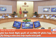 Nghị quyết phiên họp Chính phủ thường kỳ tháng 9/2021