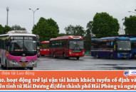 Từ 26.10, xe khách, xe buýt tuyến Hải Phòng-Hải Dương hoạt động trở lại
