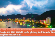 Thông báo về việc thi tuyển phương án kiến trúc Cổng chào khu Trung tâm du lịch Cát Bà