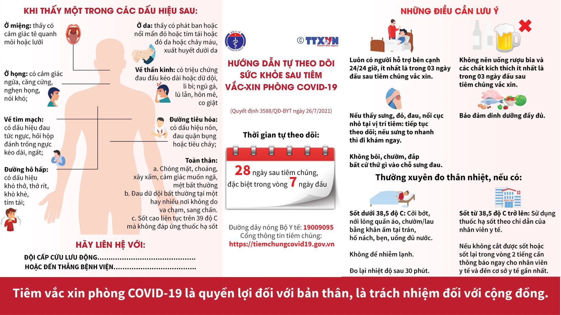 Hướng dẫn uống thuốc khi bị đau đầu sau khi tiêm vaccine COVID-19