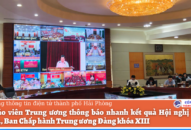 Hội nghị trực tuyến Báo cáo viên Trung ương thông báo nhanh kết quả Hội nghị Trung ương 4, Ban Chấp hành Trung ương Đảng khóa XIII