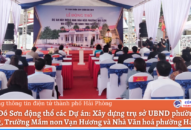 Quận Đồ Sơn động thổ đồng loạt 3 dự án trên địa bàn