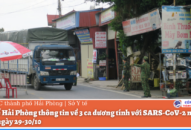 Sở Y tế Hải Phòng thông tin về 3 ca dương tính với SARS-CoV-2 mới ghi nhận ngày 29-30/10