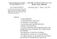 Khôi phục hoạt động vận tải hành khách liên tỉnh theo tuyến cố định từ thành phố Hải Phòng đến tỉnh Thừa Thiên Huế