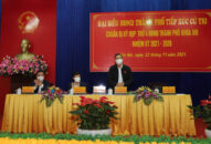 Chủ tịch UBND thành phố Nguyễn Văn Tùng tiếp xúc cử tri tại huyện Cát Hải