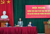 Thường trực Quận ủy Lê Chân đối thoại với người dân trên địa bàn phường Vĩnh Niệm