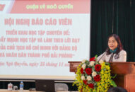 Quận ủy Ngô Quyền: Hơn 500 đại biểu tham dự Hội nghị Báo cáo viên tháng 11/2021 theo hình thức trực tuyến