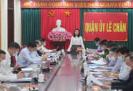 Quận Lê Chân phấn đấu hoàn thành và vượt mức các nhiệm vụ, chỉ tiêu phát triển kinh tế-xã hội, quốc phòng-an ninh năm 2021