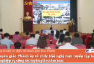 Hội nghị trực tuyến tập huấn kỹ năng, nghiệp vụ công tác tuyên giáo năm 2021