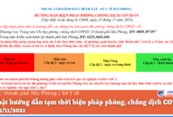 Cập nhật hướng dẫn tạm thời biện pháp phòng, chống dịch COVID-19 ngày 15/11/2021