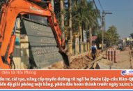 Dự án đầu tư, cải tạo, nâng cấp tuyến đường từ ngã ba Đoàn Lập-cầu Hàn-Quốc lộ 37: Đẩy nhanh tiến độ giải phóng mặt bằng, phấn đấu hoàn thành trước ngày 25/01/2022