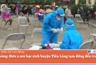 Hải Phòng: Hơn 2.200 học sinh huyện Tiên Lãng tạm dừng đến trường do dịch