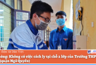 Hải Phòng: Không có việc cách ly tại chỗ 2 lớp của Trường THPT Thái Phiên