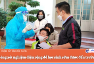 Hải Phòng xét nghiệm diện rộng để học sinh sớm được đến trường