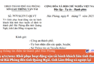 Khôi phục hoạt động vận tải hành khách liên tỉnh theo tuyến cố định từ thành phố đến tỉnh Quảng Ngãi và tỉnh Lâm Đồng