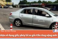 Ngăn chặn sử dụng giấy phép lái xe giả: Cần tăng nặng mức phạt