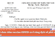 Người chưa tiêm vaccine COVID-19 ở vùng dịch về phải cách ly 14 ngày