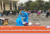 Phong tỏa xã hơn 4.000 nhân khẩu liên quan ổ dịch xưởng may Hải Phòng