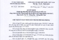 Thông báo thi tuyển phương án kiến trúc công trình cầu Hải Thành, thành phố Hải Phòng