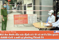 Quận Hải An: Bước đầu xác định có 7 F1 và 28 F2 liên quan đến ca nhiễm SARS-CoV-2 mới tại phường Thành Tô