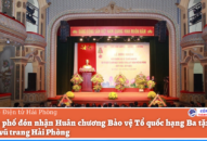 Thành phố đón nhận Huân chương Bảo vệ Tổ quốc hạng Ba tặng Lực lượng vũ trang Hải Phòng