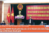Thường trực HĐND thành phố tiếp xúc cử tri thành viên Liên hiệp các Hội Khoa học và Kỹ thuật thành phố