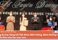 Trường đại học Hàng hải Việt Nam: Biểu dương, khen thưởng 198 sinh viên tiêu biểu năm học 2020-2021