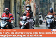 Khu vực Bắc Bộ và Bắc Trung Bộ trời rét, vùng núi có nơi rét đậm