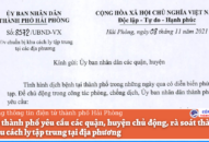 Chủ động, rà soát thành lập các Khu cách ly tập trung tại các địa phương